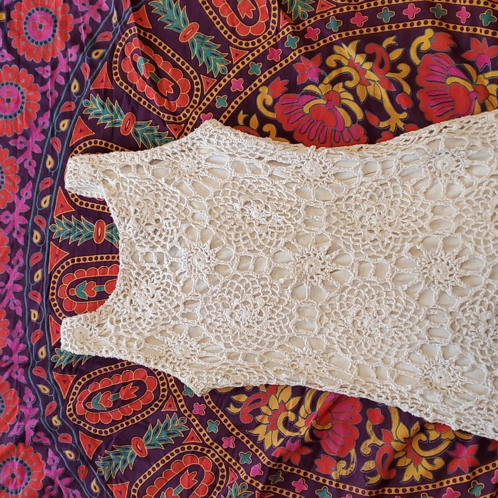 Vintage 70s one of a kind crochet dress - Picture 11 of 16